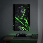 پوستر مدل گوست Ghost طرح بازی کالاف آف دیوتی Call of Duty کد 660