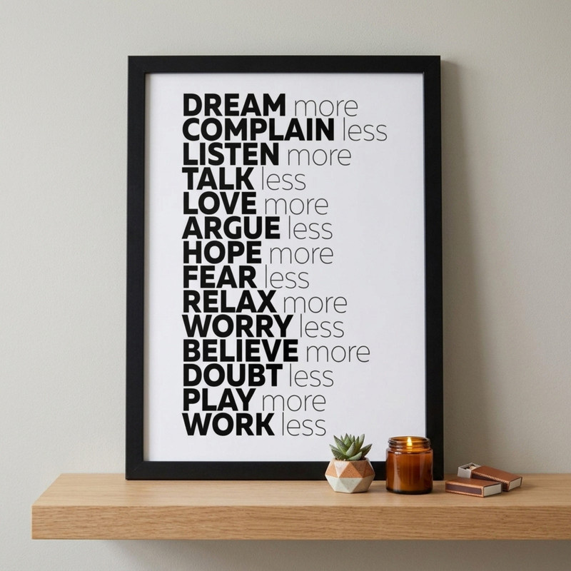 تابلو مدل انگیزشی Dream more کد G14-23