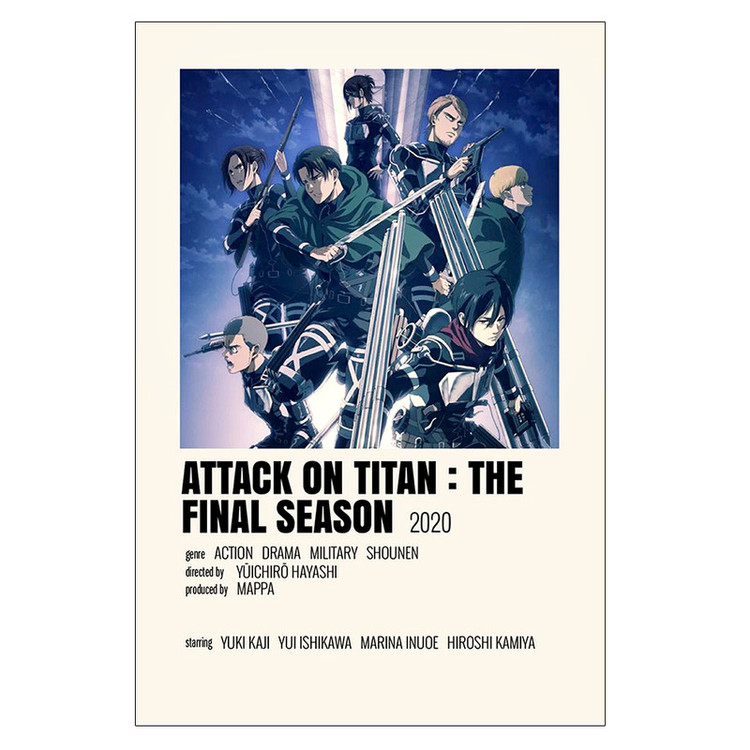 پوستر مدل انیمه اتک ان تایتان Attack on titan کد 172