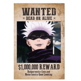 پوستر مدل تحت تعقیب گوجو ساتورو Satoru Gojo طرح انیمه جوجوتسو کایسن Jujutsu Kaisen کد 424