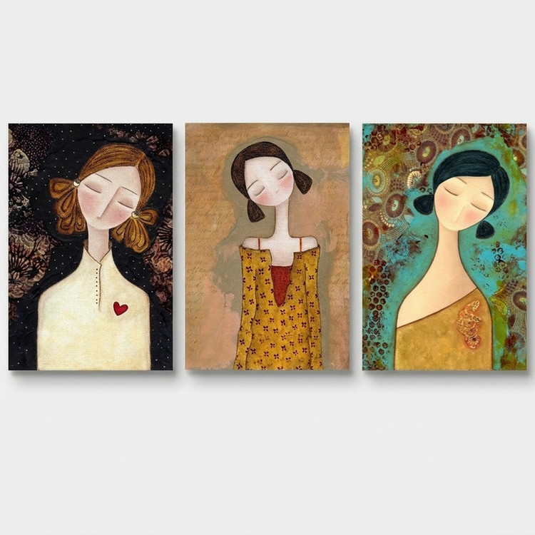 تابلو 3 تکه گالری نفیس کد NG10