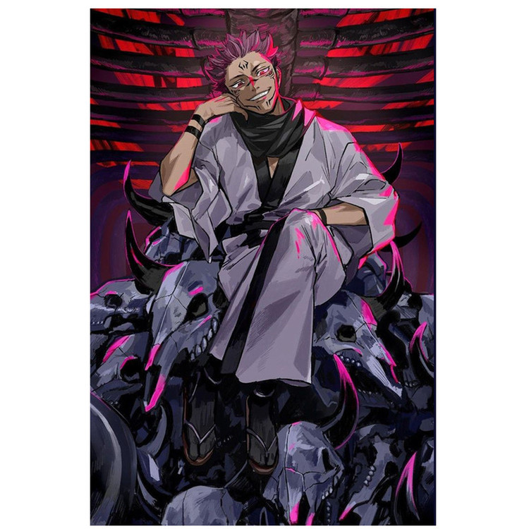 پوستر مدل سوکونا Sukuna طرح انیمه جوجیتسو کایزن Jujutsu Kaisen کد 790