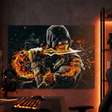 پوستر طرح گیم مدل Scorpion Mortal Kombat کد AR15360