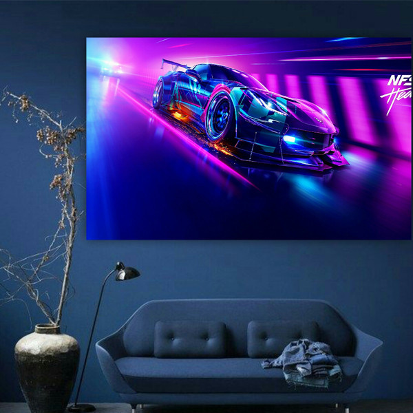 پوستر دیواری طرح ماشین گیم مدل PD312