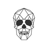 استیکر طرح اسکلت کد 101