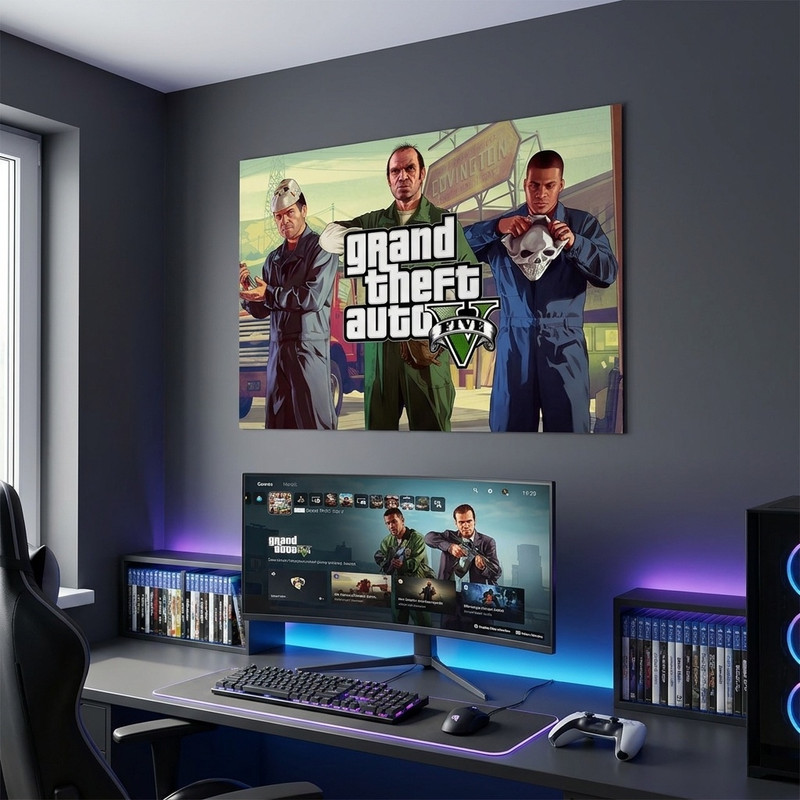 پوستر مدل GTA V کد 1757