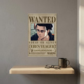 پوستر مدل تحت تعقیب ارن ییگر Eren yeager طرح انیمه Attack on titan کد 450