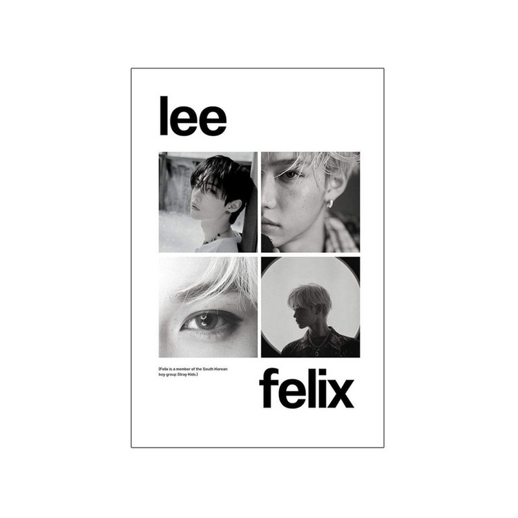 پوستر مدل استری کیدز stray kids طرح فلیکس Felix کد 610