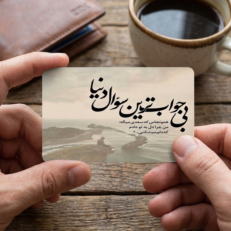 استکر کارت عابر بانک مدل نوشته کد 732