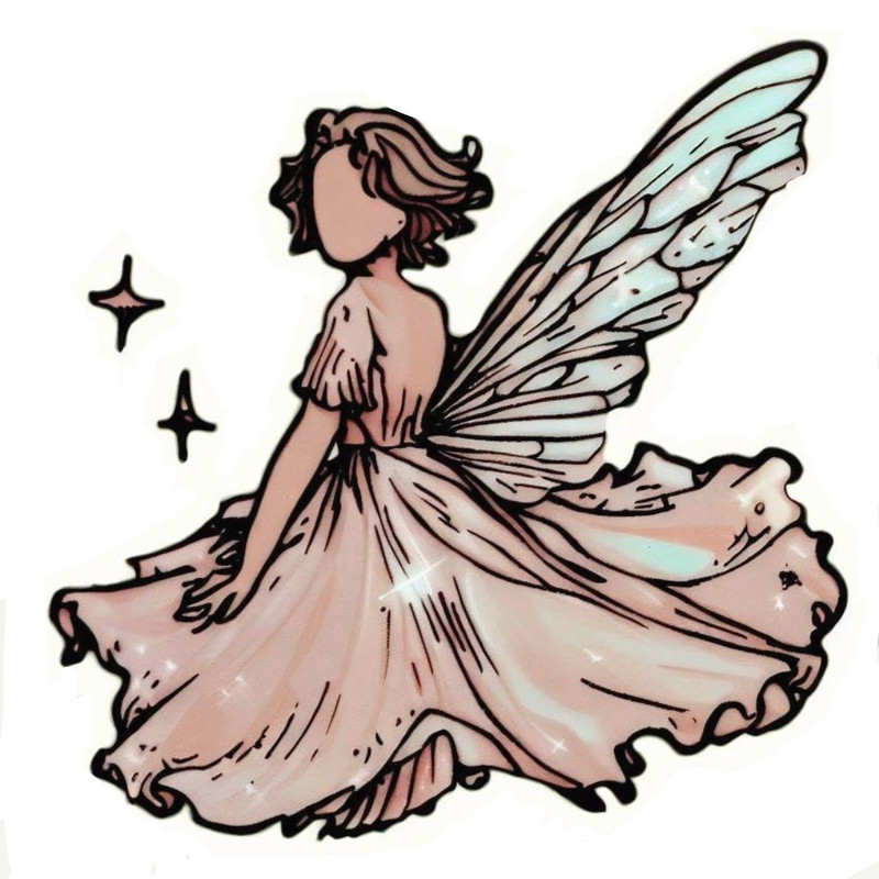 استیکر کلید پریز مدل angel