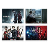 پوستر طرح Resident Evil 2 کد A-1638 مجموعه 4 عددی