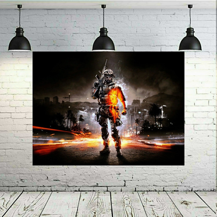پوستر دیواری طرح گیم کالاف دیوتی - Call of Duty کد SDP12130