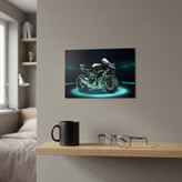 پوستر طرح موتور مدل Kawasaki H2R کد AR11450