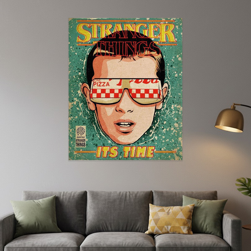 پوستر طرح سریال چیزهای عجیب مدل Stranger Things 11064
