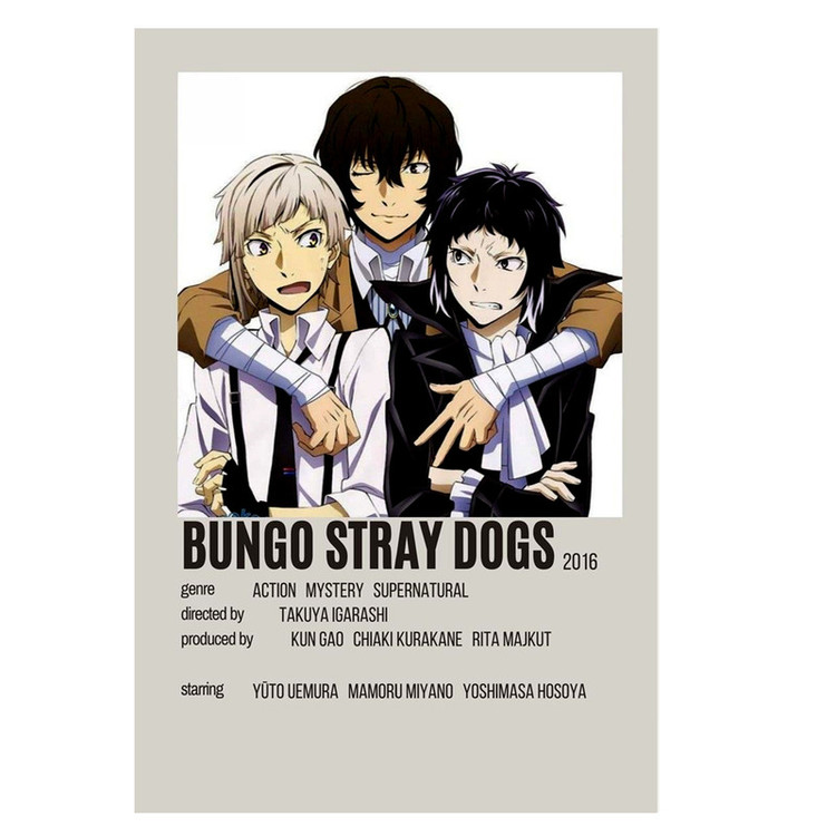 پوستر مدل دازای dazai طرح انیمه سگ های ولگرد بانگو bungo stray dogs کد 350