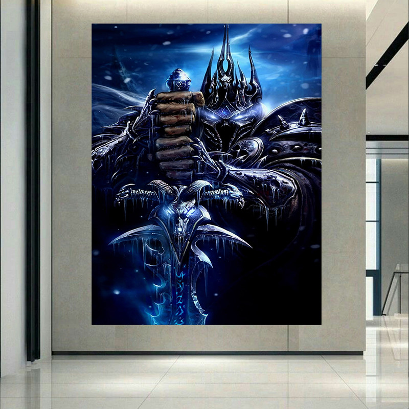 پوستر طرح گیم مدل World of Warcraft کد AR18490