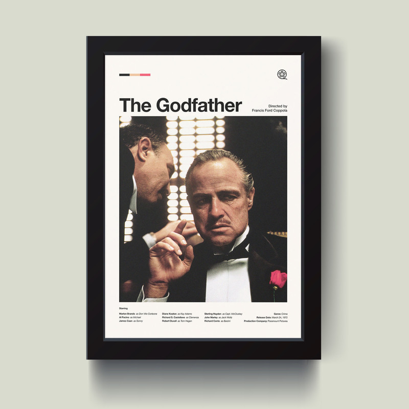 تابلو مدل The Godfather کد m2671-b
