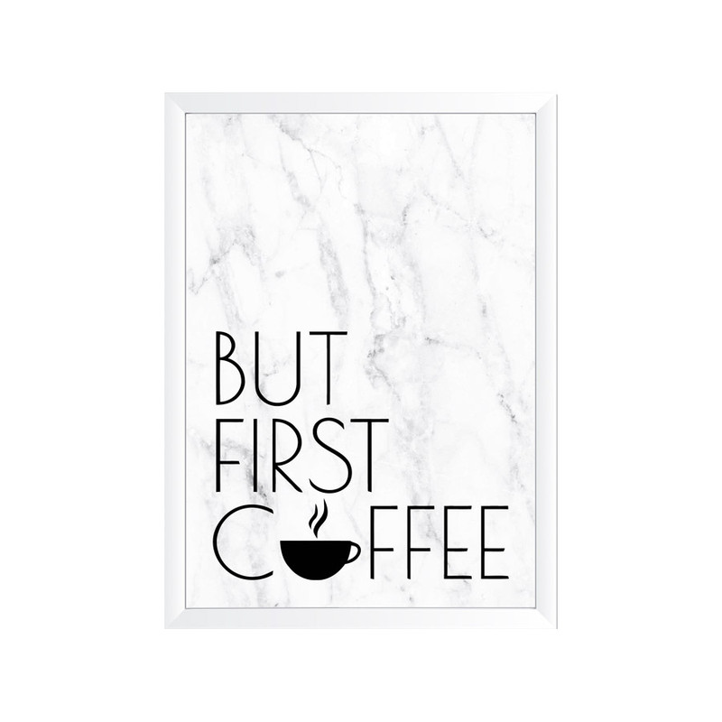 تابلو وینا مدل But first coffee