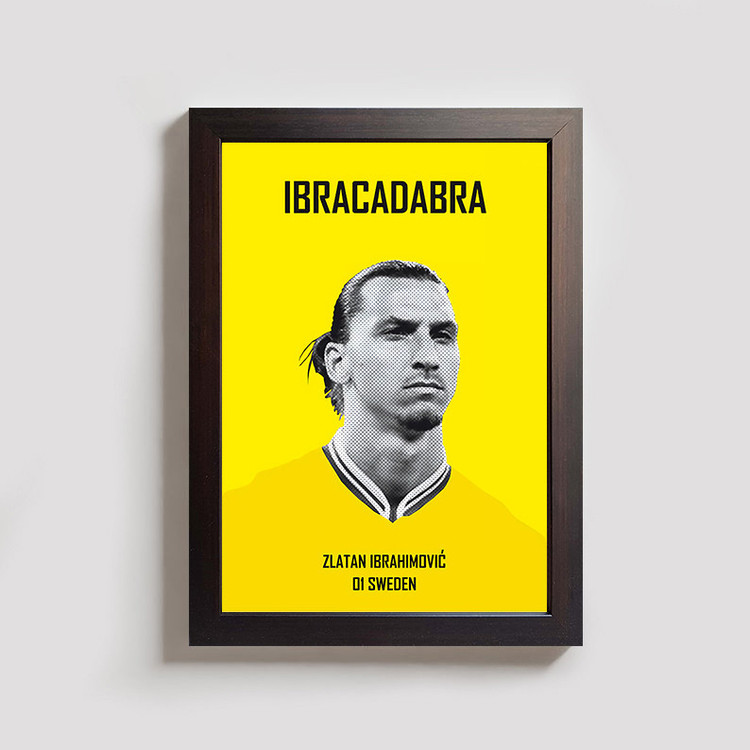 تابلو مدل زلاتان ابراهیموویچ zlatan BR053