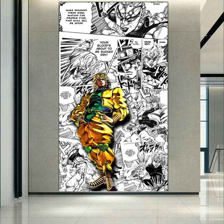 پوستر طرح انیمه مدل Jojo`s Bizarre Adventure کد AR23290