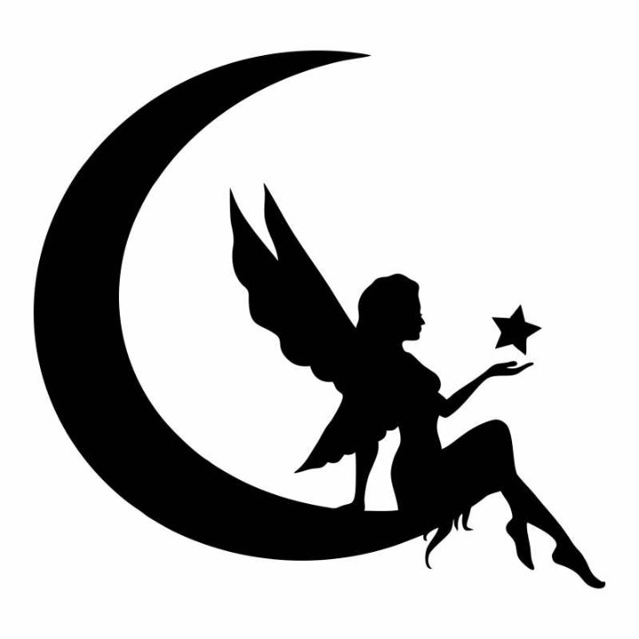 استیکر کلید و پریز مدل ماه و فرشته