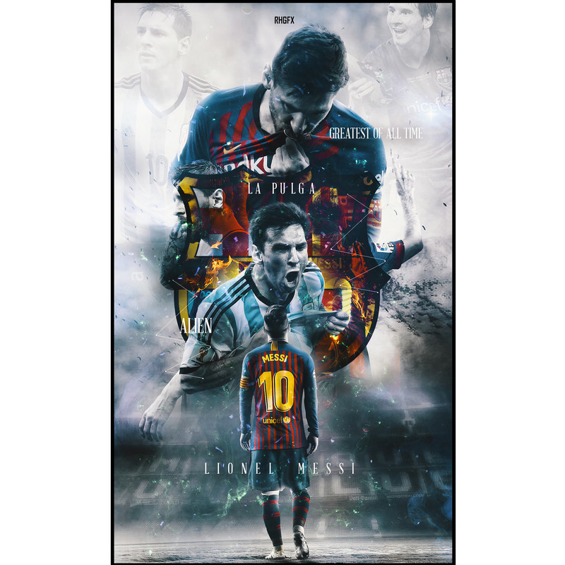 پوستر مدل لیونل مسی - Leo Messi