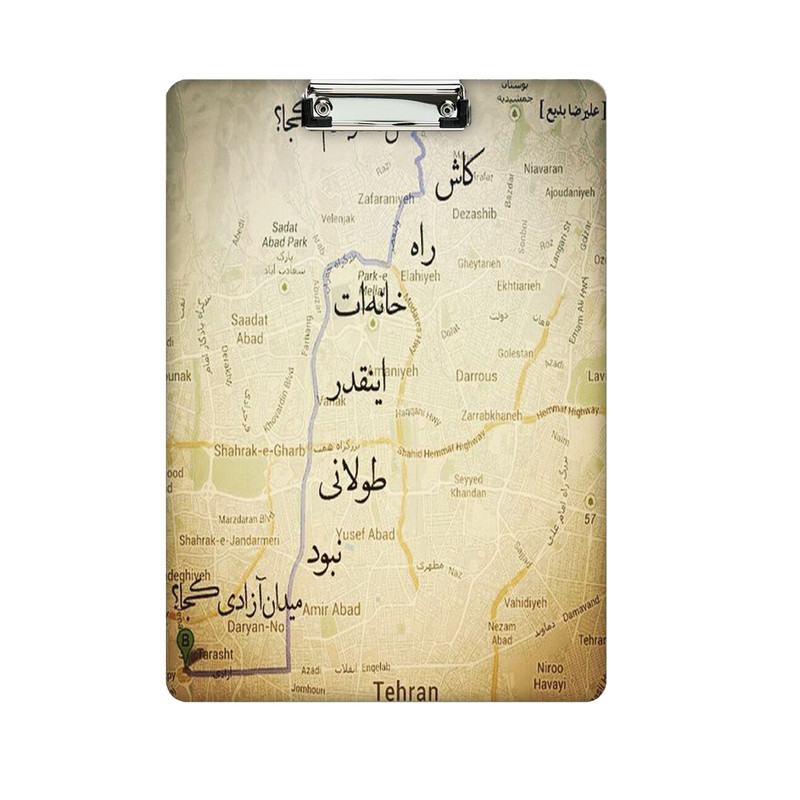 تخته شاسی طرح نقشه کد 1074 سایز A4