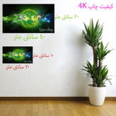 برچسب دیواری طرح کارتون ریک و مورتی 4k کد 7343