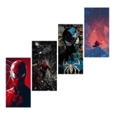 پوستر نایت لوک مدل Spiderman مجموعه 4 عددی