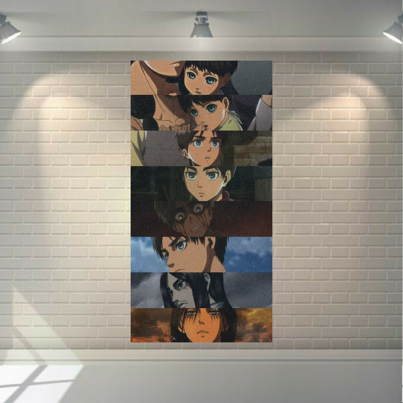 پوستر دیواری طرح انیمه اتک آن تایتان - Attack on Titan مدل SDP2508