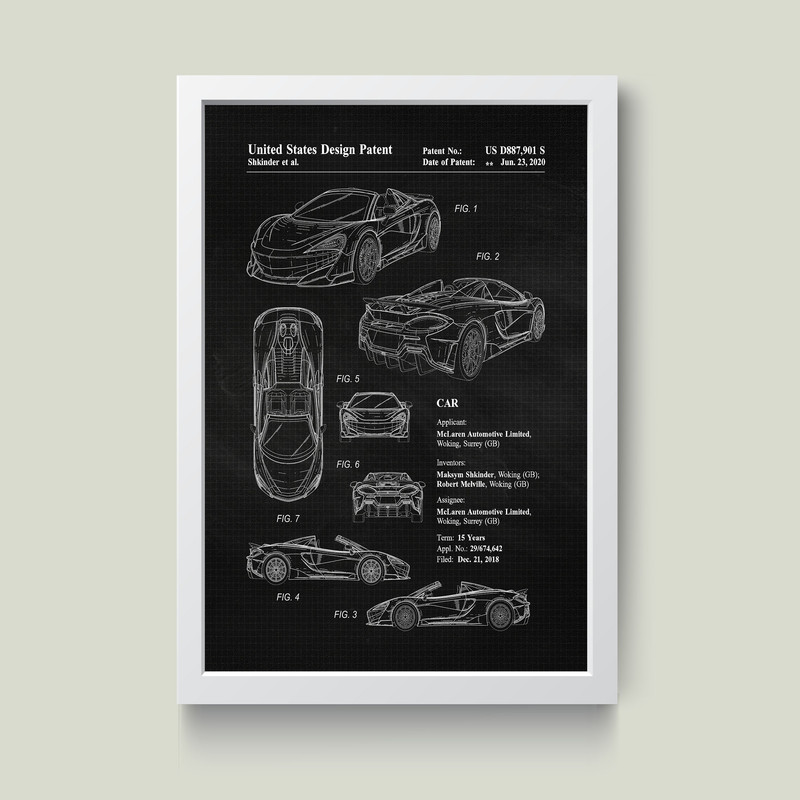 تابلو مدل Mclaren کدm2608-w
