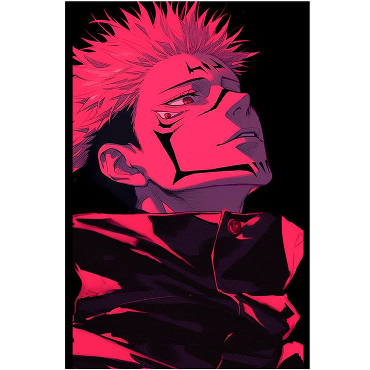 پوستر مدل انیمه جوجوتسو کایسن Jujutsu Kaisen طرح سوکونا Sukuna کد 989