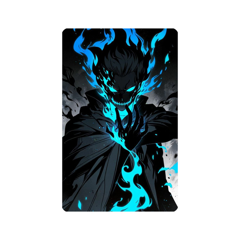 استیکر کارت مدل انیمه طرح سولو لولینگ سونگ جین وو solo leveling sung jin woo کد 5346