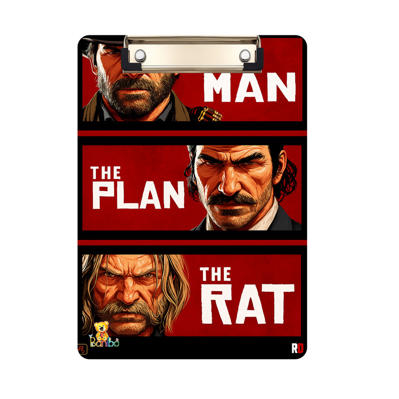 تخته شاسی بانیبو طرح red dead کد 2593 سایز a4