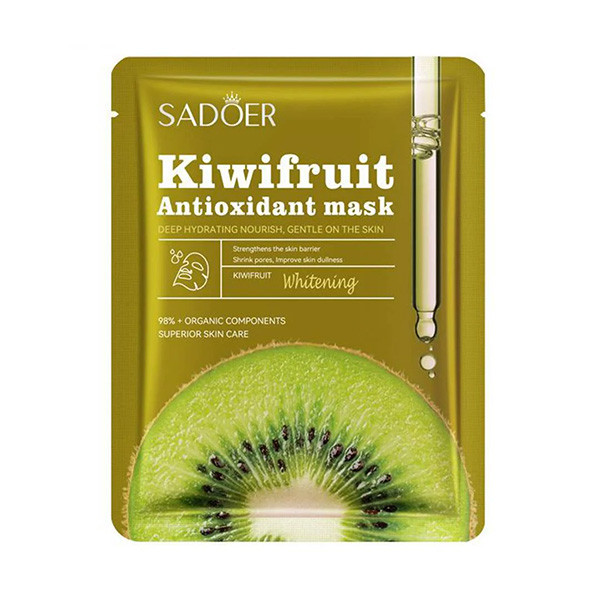 ماسک ورقهای صورت سادور مدل آبرسان پک 7 عددی با هیالورونیک اسید، مرطوبکننده، نرمکننده، ترمیمکننده، آرامشبخش، روشنکننده، ضد آکنه و آنتیاکسیدان برای انواع پوست و استفاده خانمها و آقایان