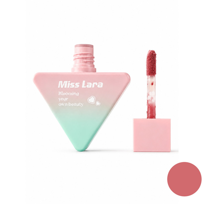 رژ لب مایع مات میس لارا مدل Bloom شماره 01