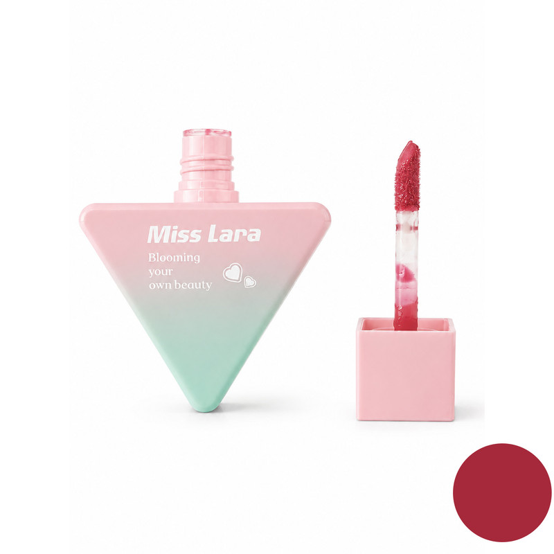 رژ لب مایع مات میس لارا مدل Bloom شماره 02