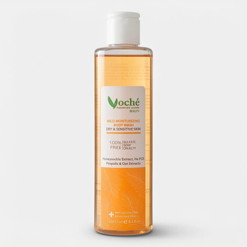 شامپو بدن وچه مدل MILD MOISTUR با رایحه ملایم مناسب برای پوست خشک و حساس حجم 250 میلی‌لیتر