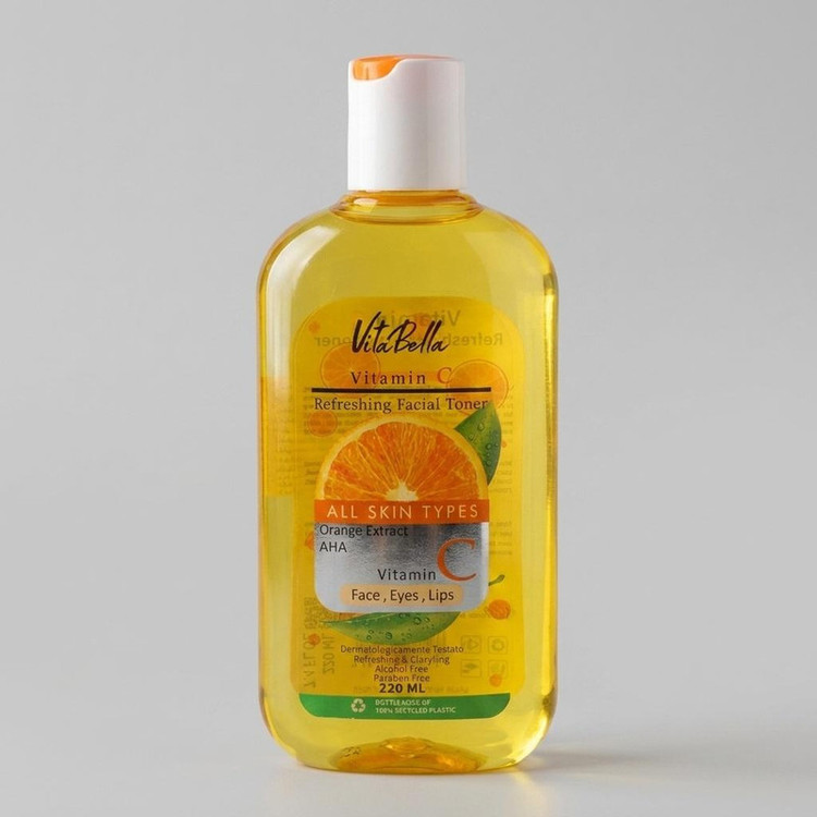 تونر پاککننده آرایش ویتابلا مدل پرتقال مناسب برای پوست مختلط حجم ۲۲۰ میلیلیتر