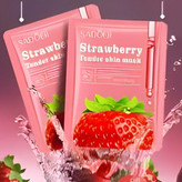 ماسک صورت و بدن سادور مدل توت فرنگی حجم 25 میلیلیتر، آبرسان، مرطوبکننده، ضد آکنه، جوانکننده، کوچککننده منافذ، حاوی ویتامینهای A، B، C، D و هیالورونیک اسید، مناسب انواع پوست