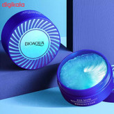 ماسک زیر چشم بایو آکوا مدل Blue copper peptide essence با بافت ژلهای، آبرسان قوی، روشنکننده، رفع تیرگی و پف، ضدچروک، آرامشبخش، حجم 80 میلیلیتر، مجموعه 6 عددی