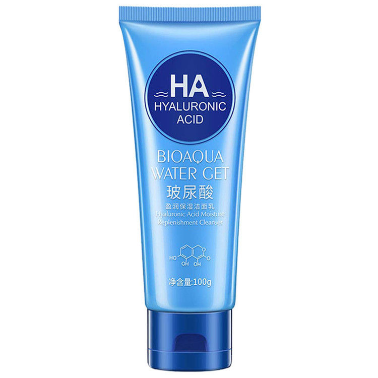 فوم شستشو صورت بایو آکوا مدل HYALURONIC ACID حجم 100 میلی لیتر