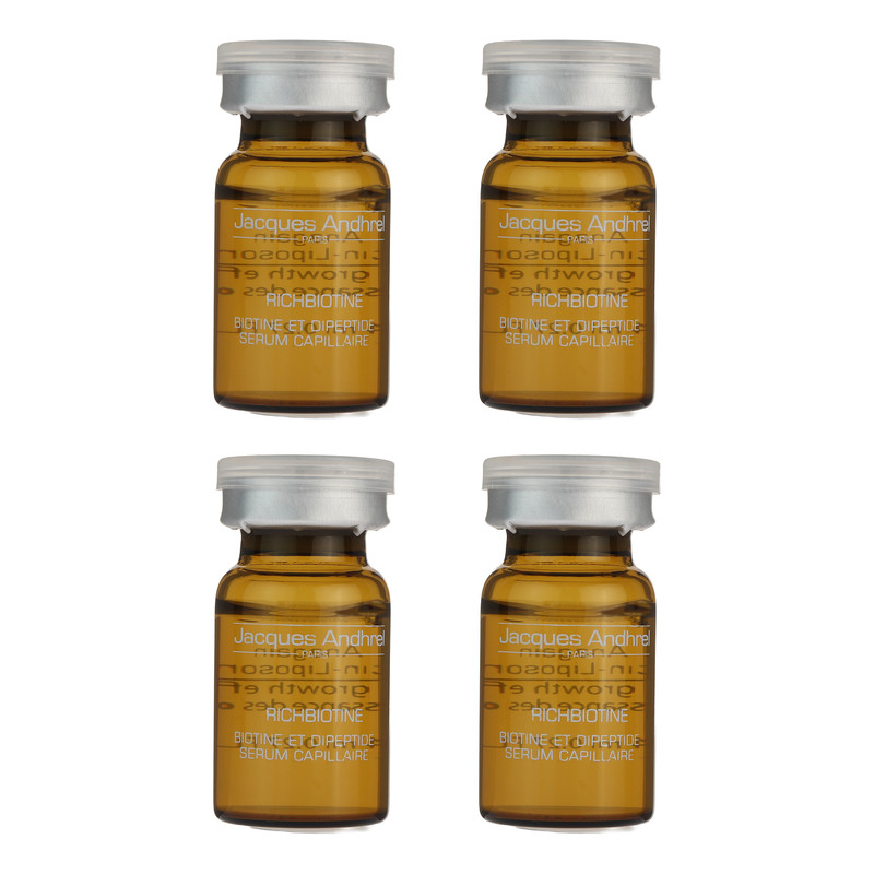 سرم تقویت کننده مو ژاک آندرل پاریس مدل RICHBIOTINE حجم 8 میلی لیتر بسته 4 عددی