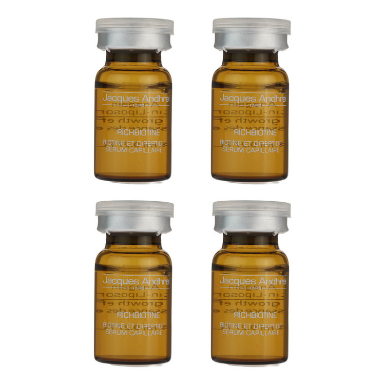 سرم تقویت کننده مو ژاک آندرل پاریس مدل RICHBIOTINE حجم 8 میلی لیتر بسته 4 عددی
