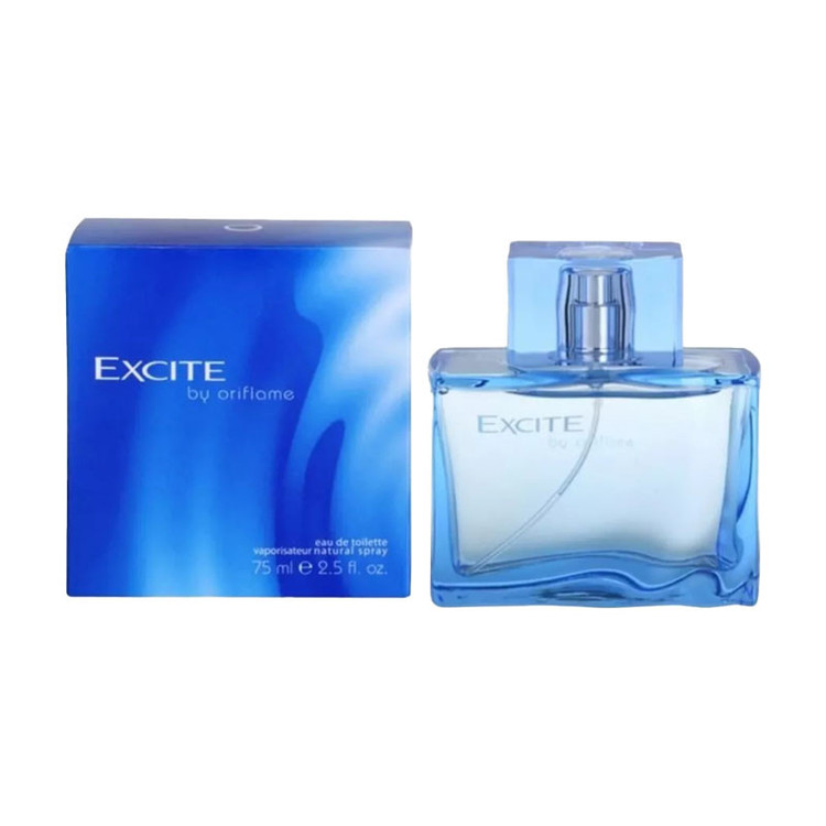 ادوتویلت مردانه اوریفلیم مدل Excite For Him با رایحه خنک حجم 75 میلی لیتر