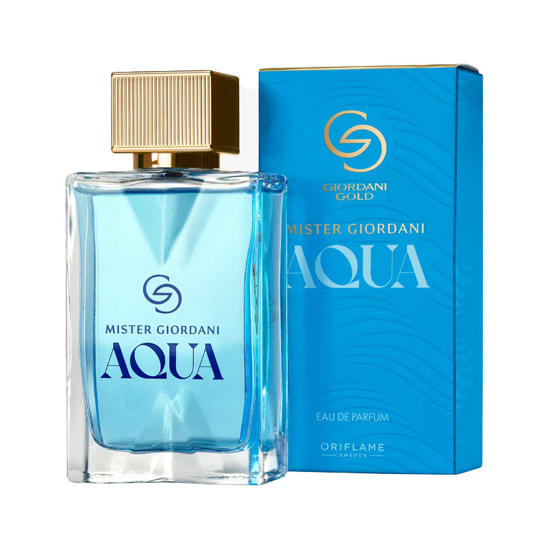 ادوپرفیوم مردانه اوریفلیم مدل Giordani Gold Mister Giordani Aqua با رایحه خنک حجم 75 میلی لیتر
