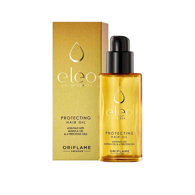 روغن مو آرگان اوریفلیم مدل Protecting ELEO مناسب برای موهای خشک و آسیب دیده حجم 50 میلی لیتر