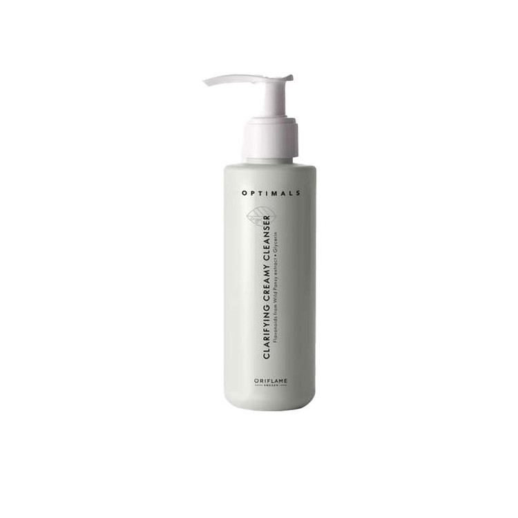 کرم پاک کننده آرایش صورت اوریفلیم مدل Oriflame Clarifying Optimals Creamy Cleanser مناسب برای پوست حساس حجم 150 میلی لیتر