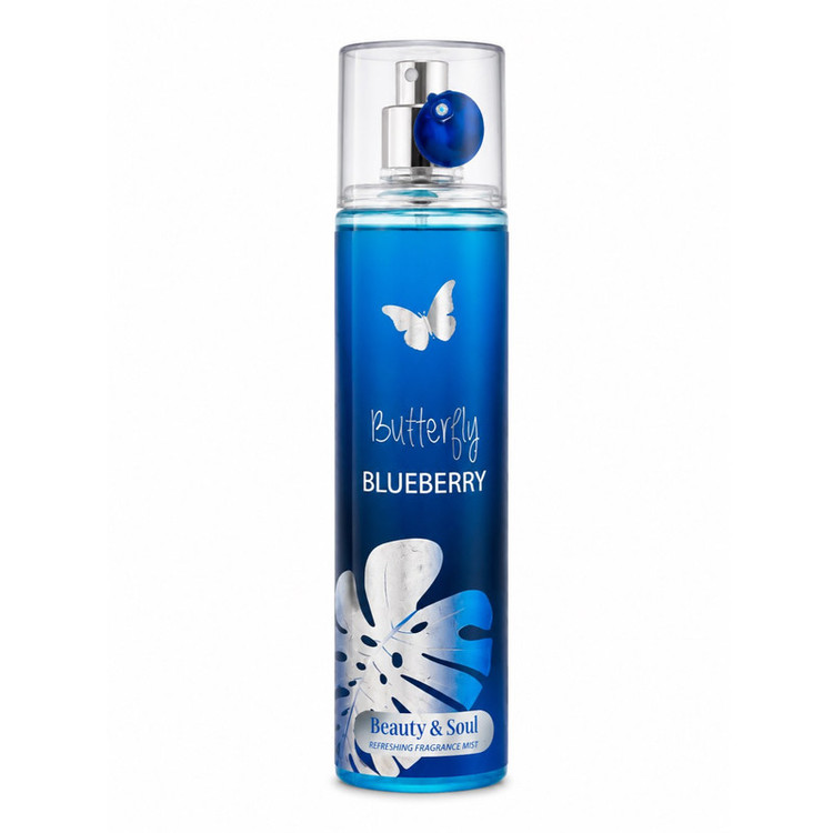 بادی اسپلش بیوتی اند سول مدل Butterfly Blueberry حجم 250 میلیلیتر