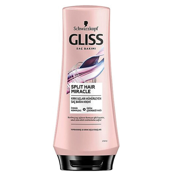 نرمکننده مو گلیس مدل SPLIT HAIR MIRACLE حجم 360 میلیلیتر